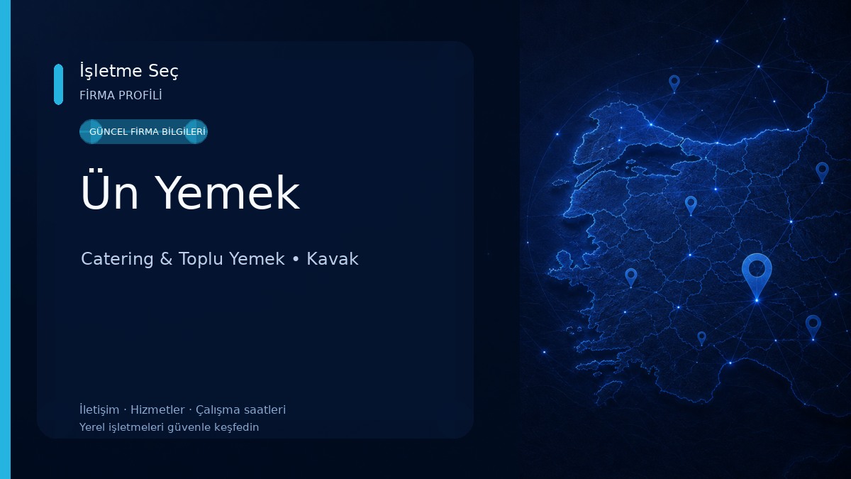 Ün Yemek Catering & Toplu Yemek