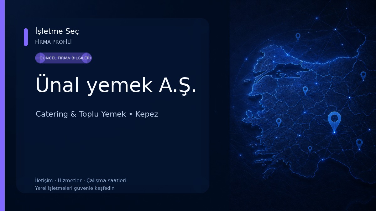 Ünal yemek A.Ş.