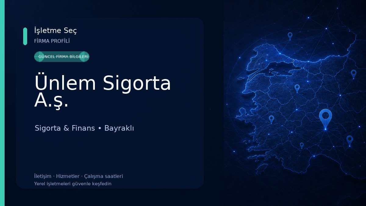 Ünlem Sigorta A.ş. Sigorta & Finans
