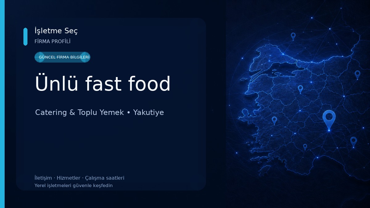 Ünlü fast food