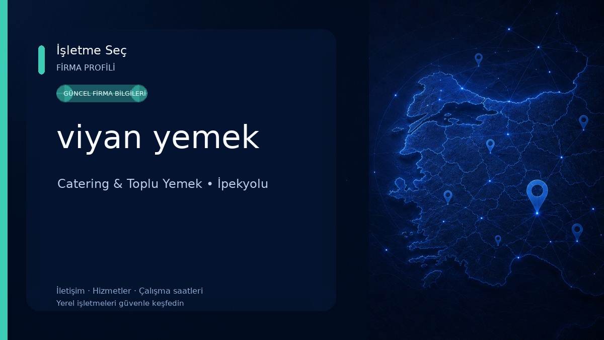 viyan yemek Catering & Toplu Yemek