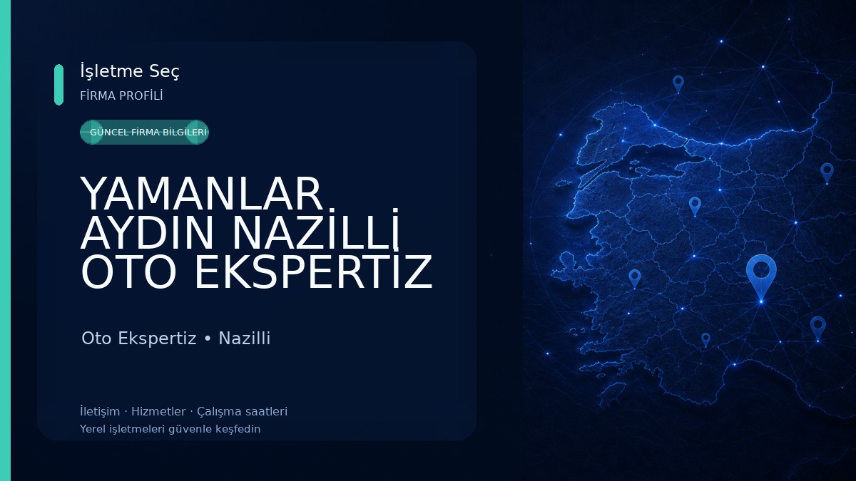 YAMANLAR AYDIN NAZİLLİ OTO EKSPERTİZ Oto Ekspertiz