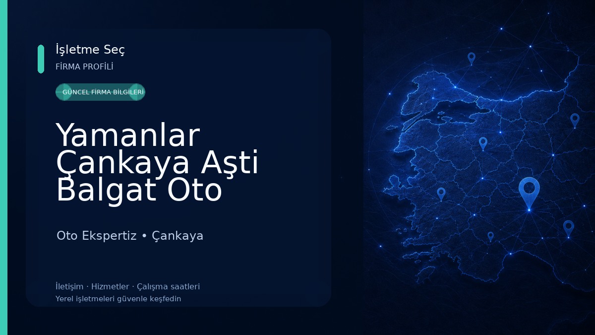 Yamanlar Çankaya Aşti Balgat Oto Ekspertiz Oto Ekspertiz