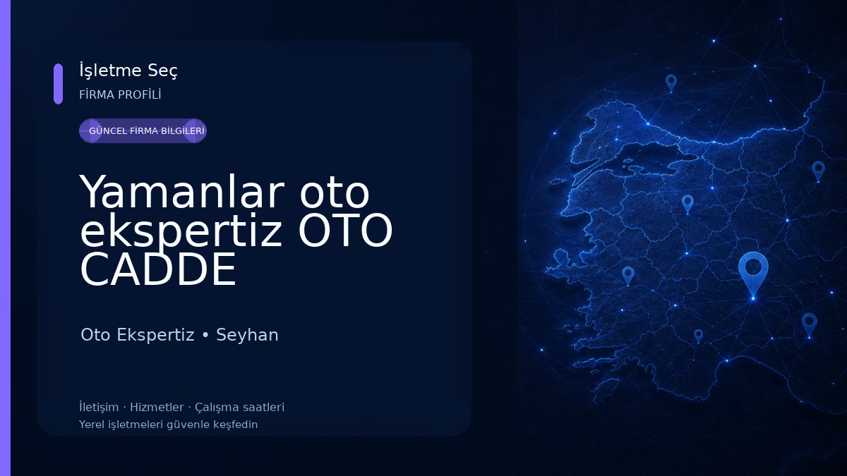 Yamanlar oto ekspertiz OTO CADDE