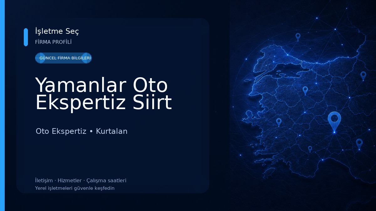 Yamanlar Oto Ekspertiz Siirt 