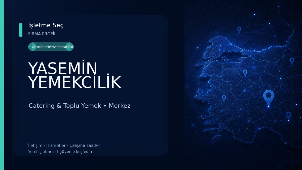 YASEMİN YEMEKCİLİK Catering & Toplu Yemek