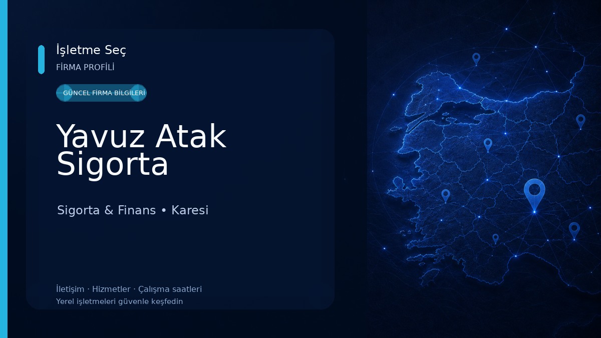 Yavuz Atak Sigorta Sigorta & Finans