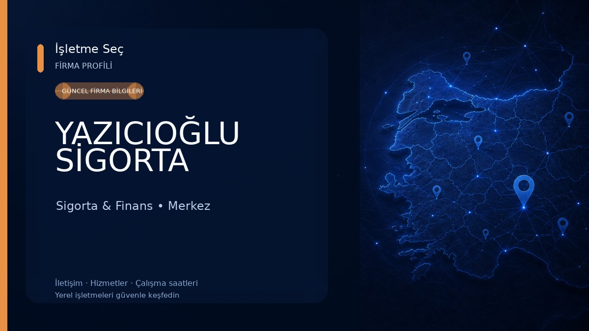 YAZICIOĞLU SİGORTA Sigorta & Finans