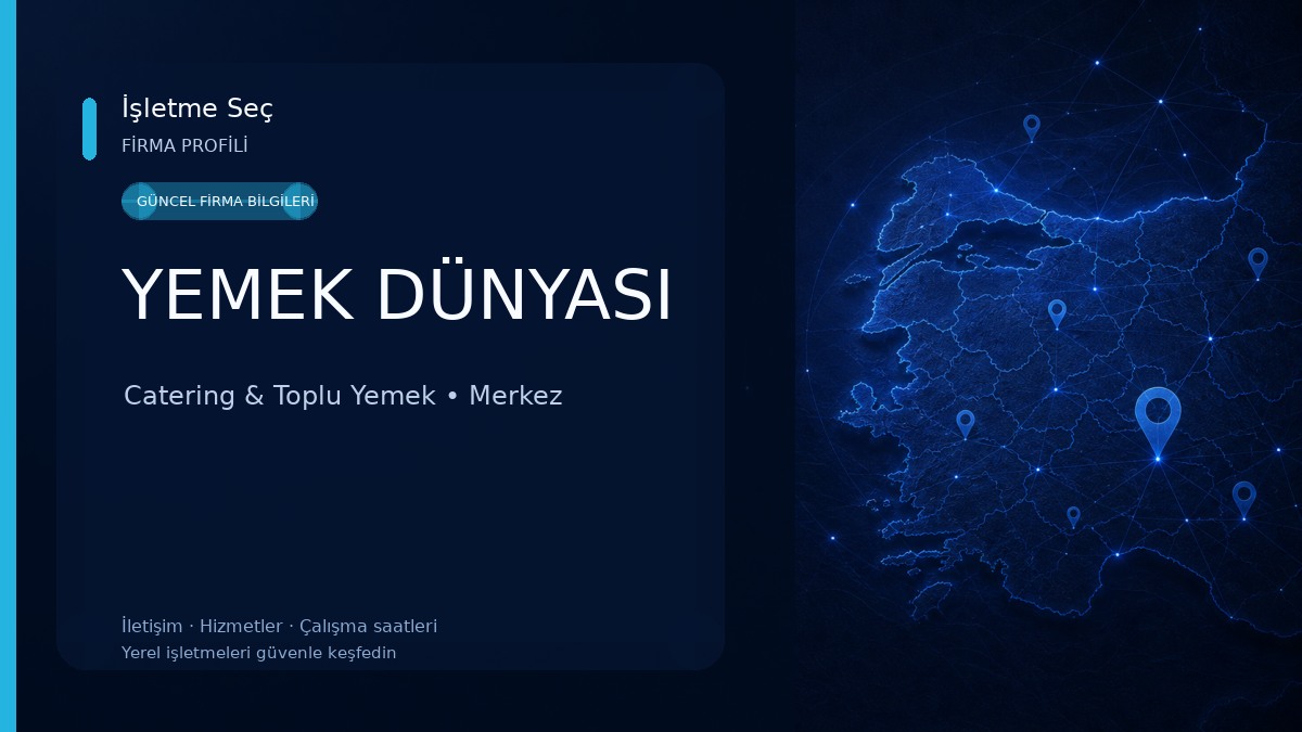YEMEK DÜNYASI