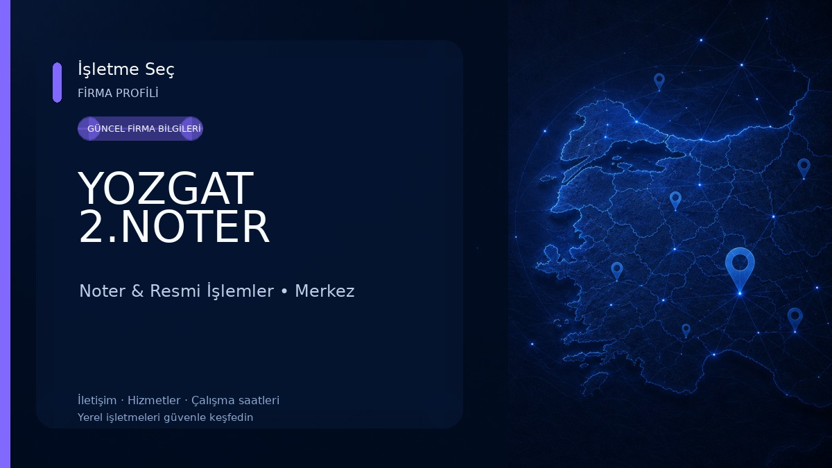 YOZGAT 2.NOTER