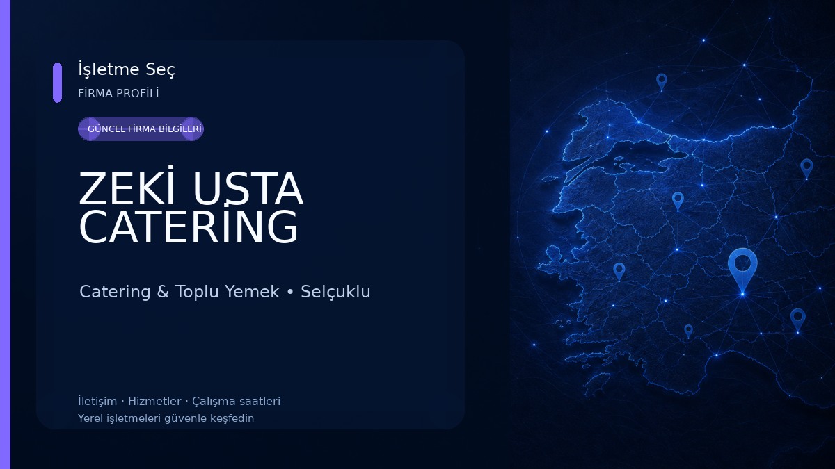ZEKİ USTA CATERİNG Catering & Toplu Yemek