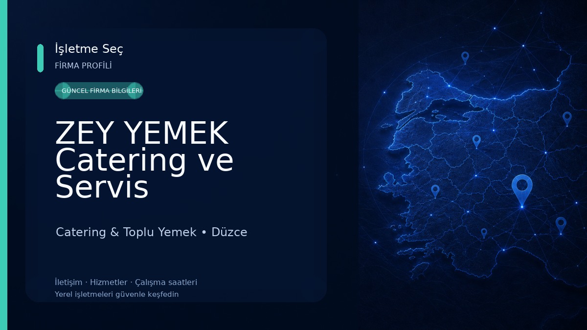 ZEY YEMEK Catering ve Servis Hizmetleri 